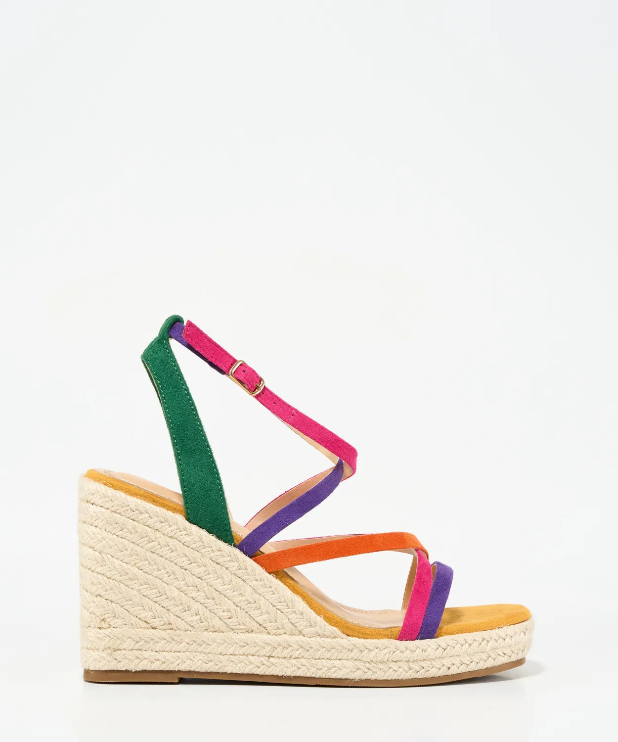 Multicolor Espadrille Sandal with Straps
